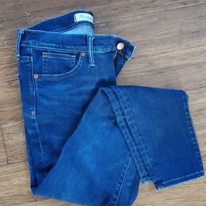 Madewell high rise skinny, dark wash